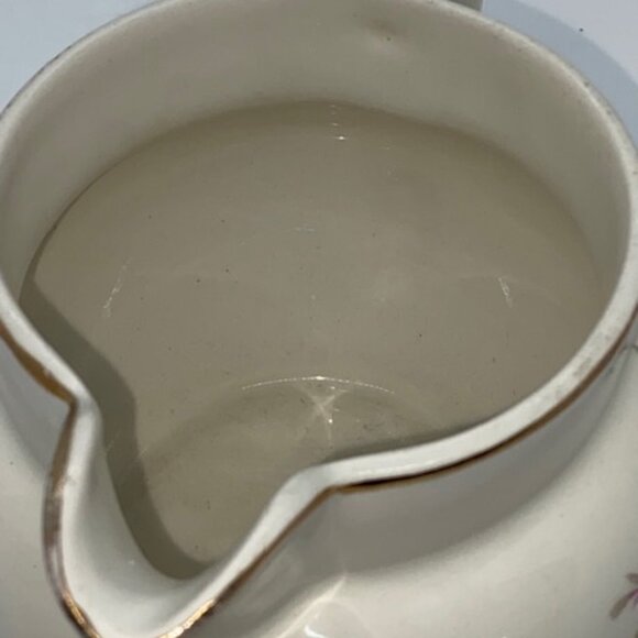 Vintage Rare Arthur Wood Ceramic Rose Design Pitcher - Picture 3 of 5